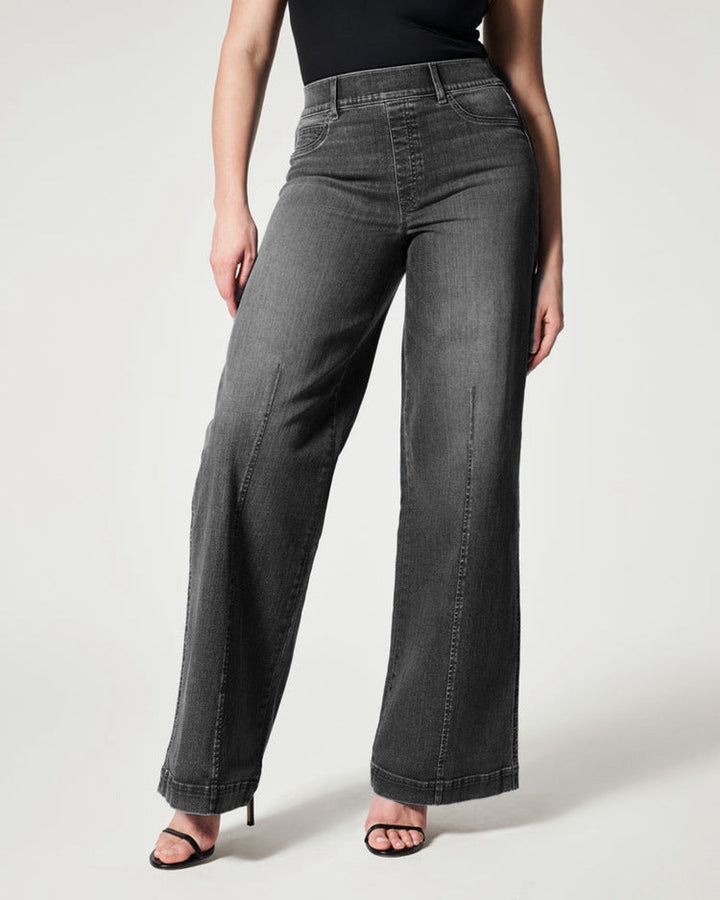 Minerva Modern Denim Palazzo Pants – Chic & Comfortable