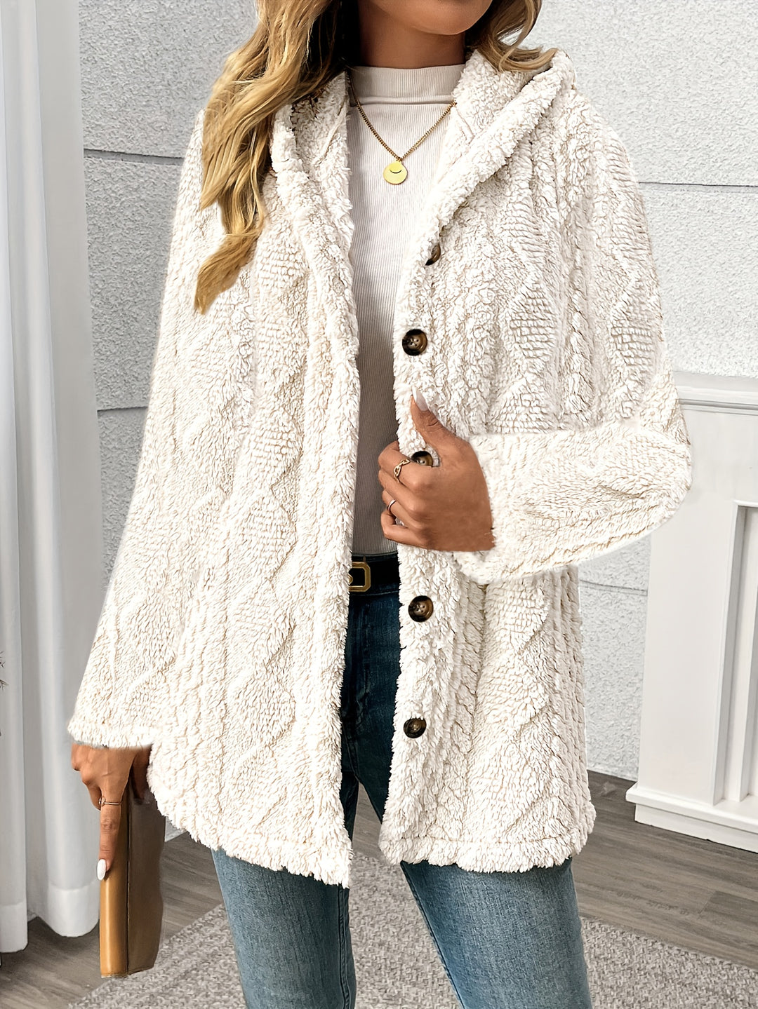 Celeste | Hooded Teddy Jacket