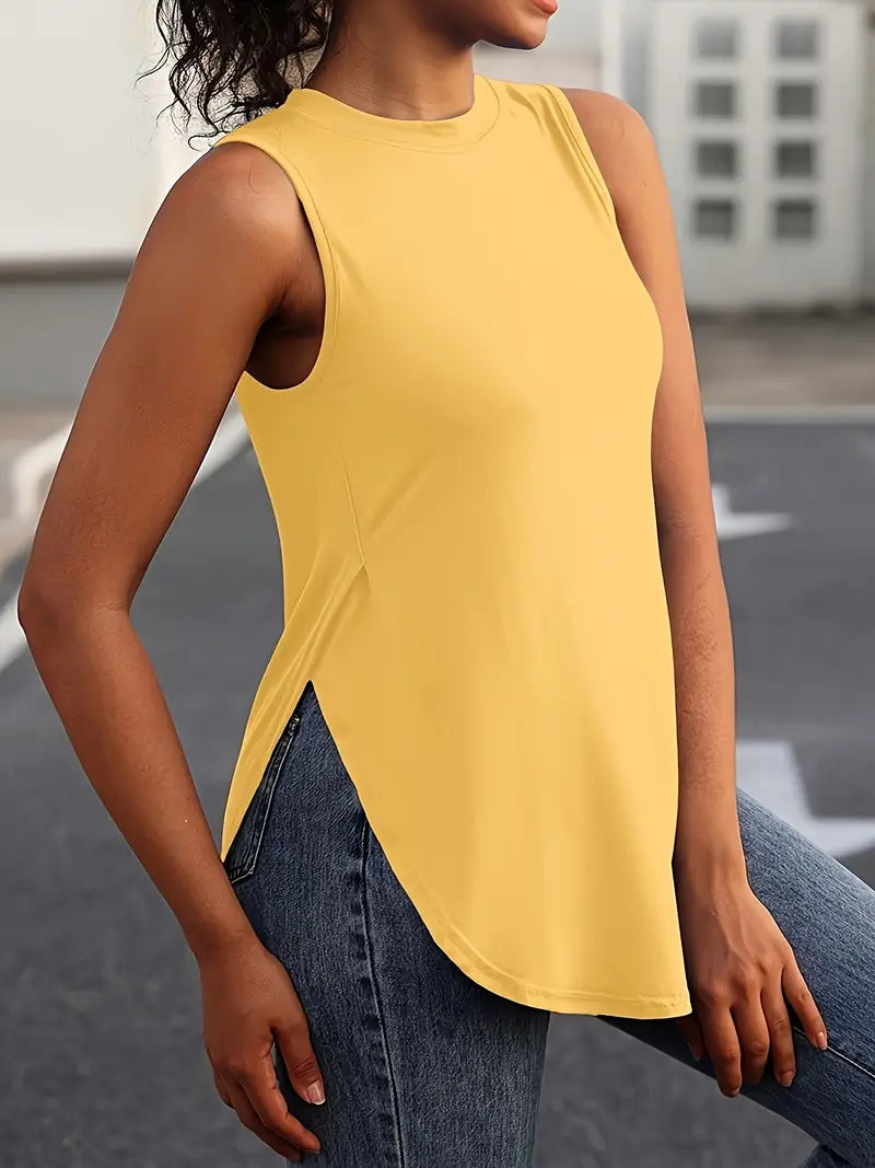 MYLES | CHIC SLEEVELESS SHIRT