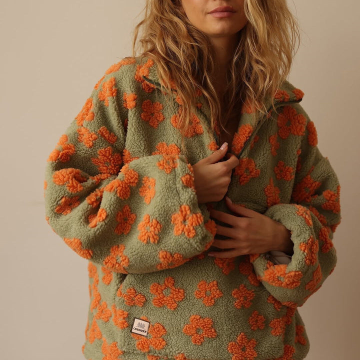 Maribel | Cozy Floral Fleece
