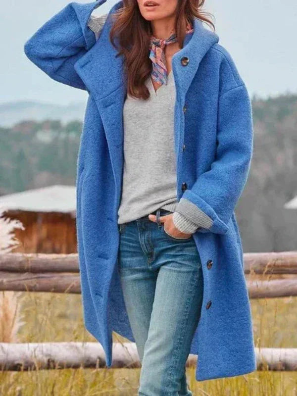 AMELIE – Chic Long Winter Coat – Warm & Stylish