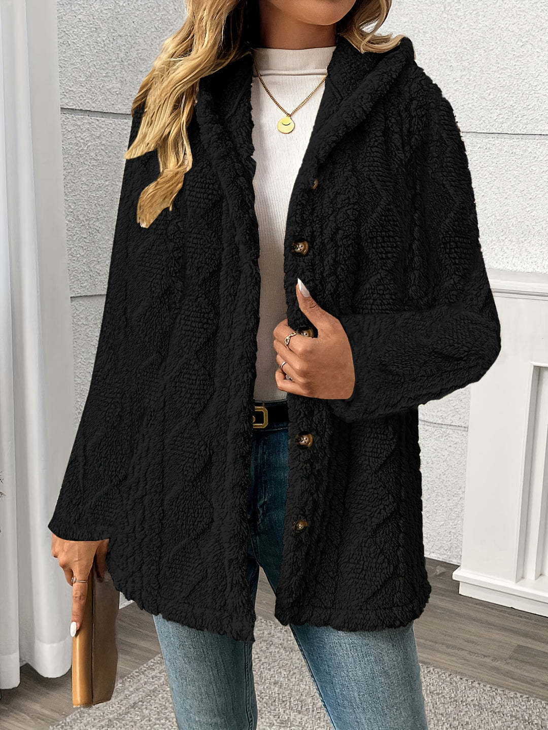 Celeste | Hooded Teddy Jacket