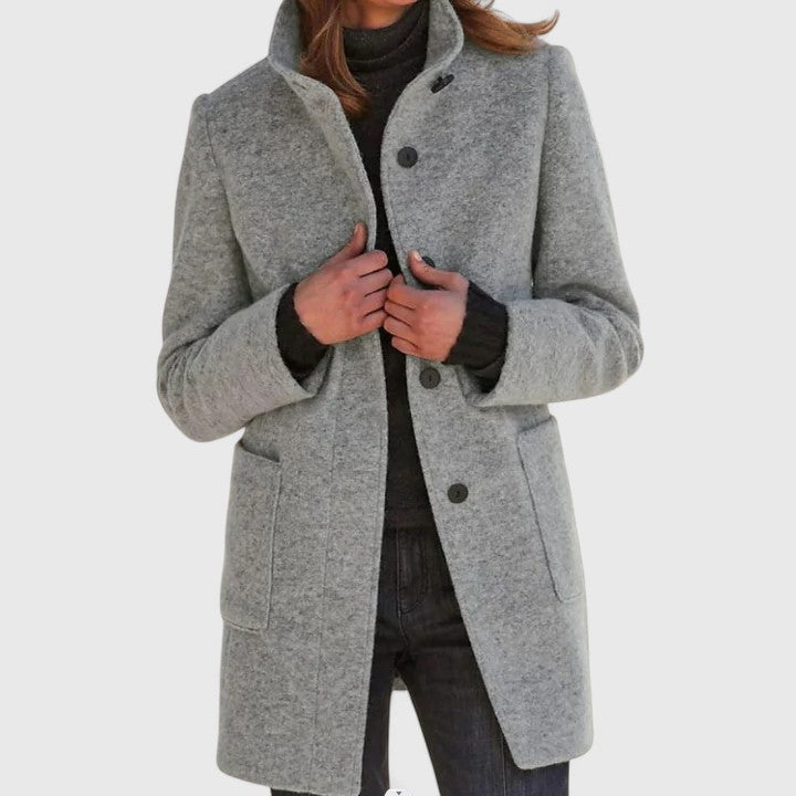 Grace | Elegant Wool-Blend Coat