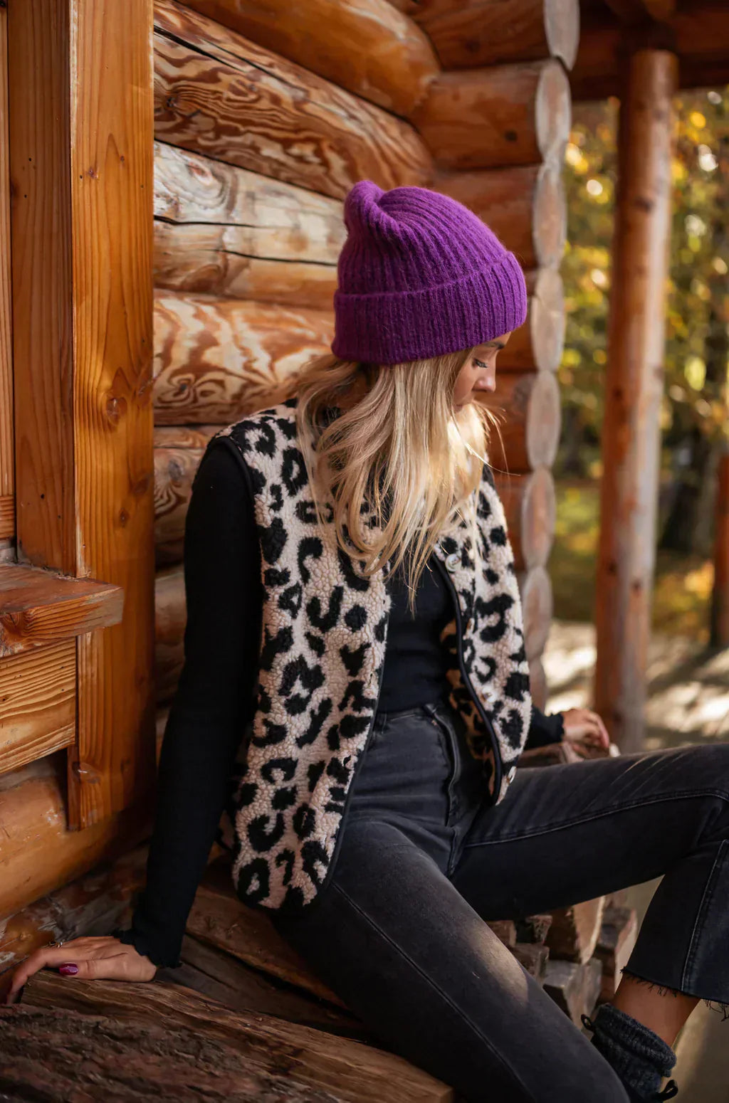 Leana Leopard Vest – Chic & Trendy Outerwear