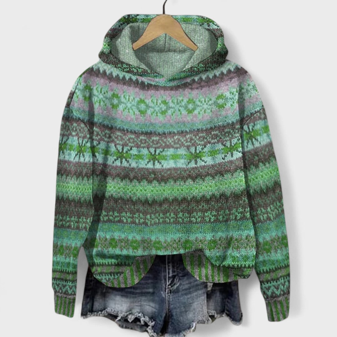 Josefin | Feminine Knit Hoodie