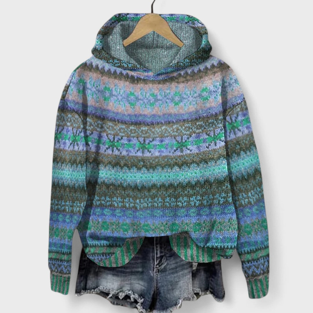 Josefin | Feminine Knit Hoodie