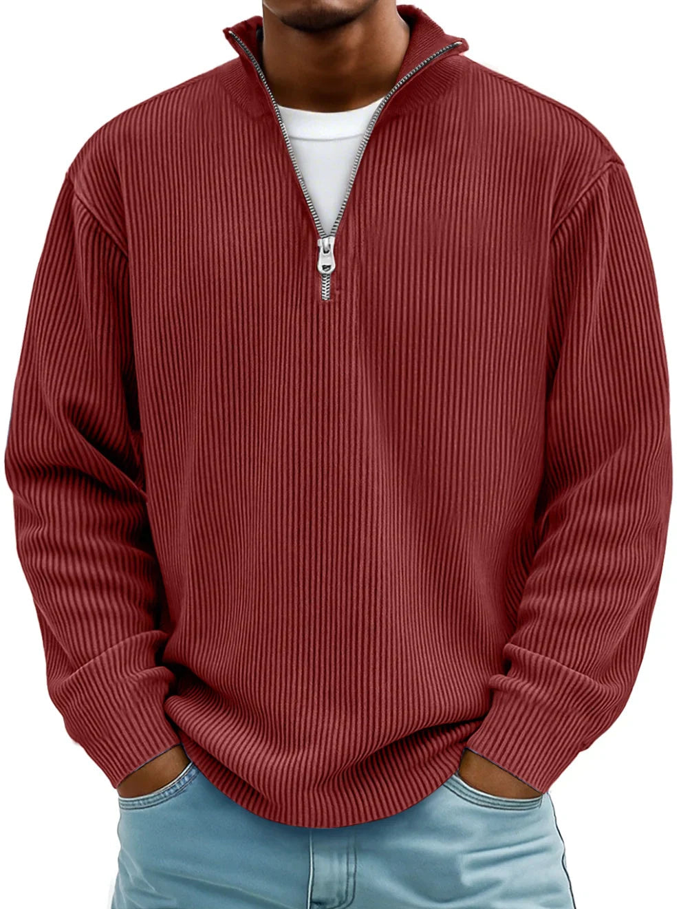 Calix | Modern Half-Zip Sweater