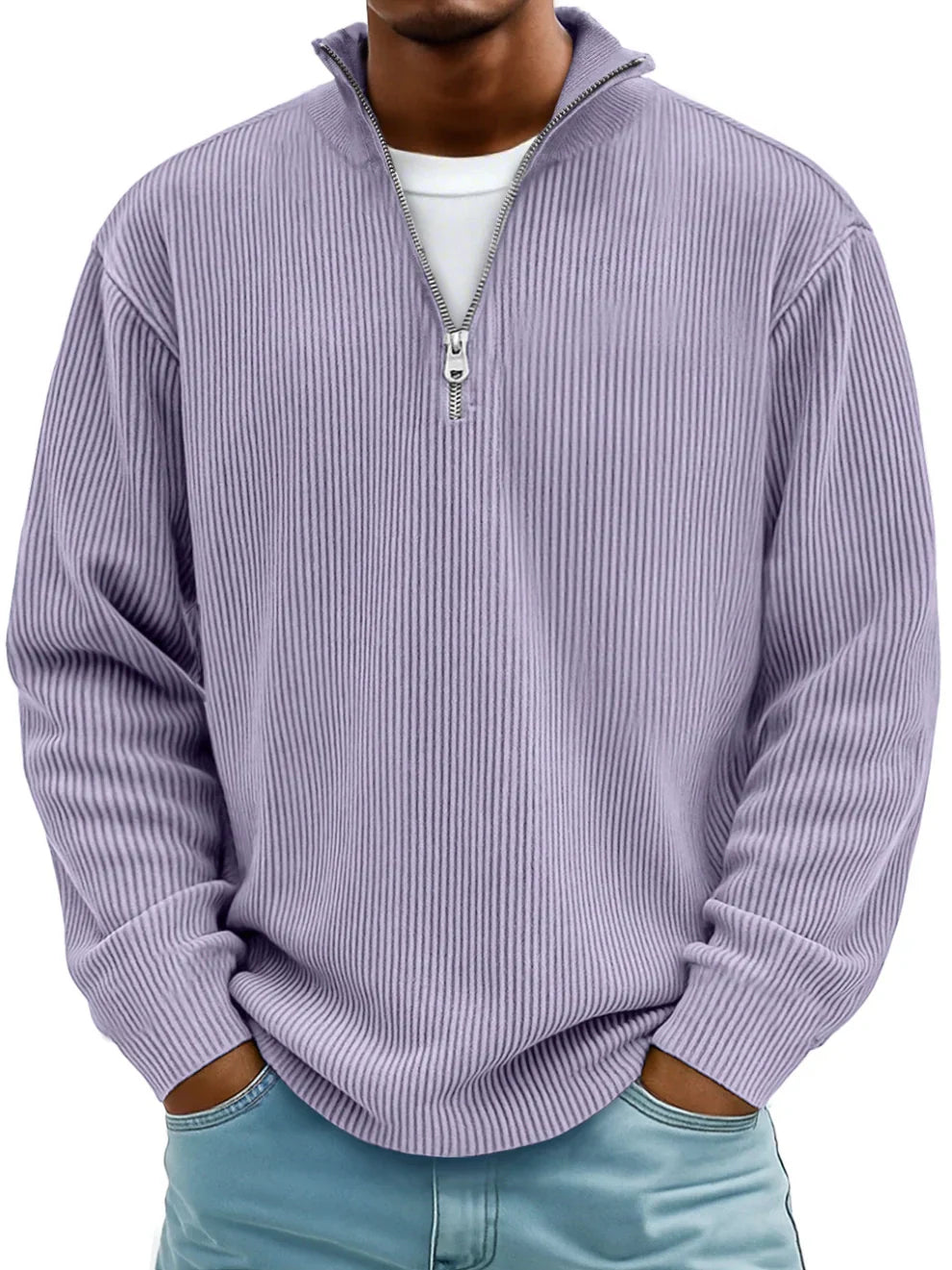 Calix | Modern Half-Zip Sweater
