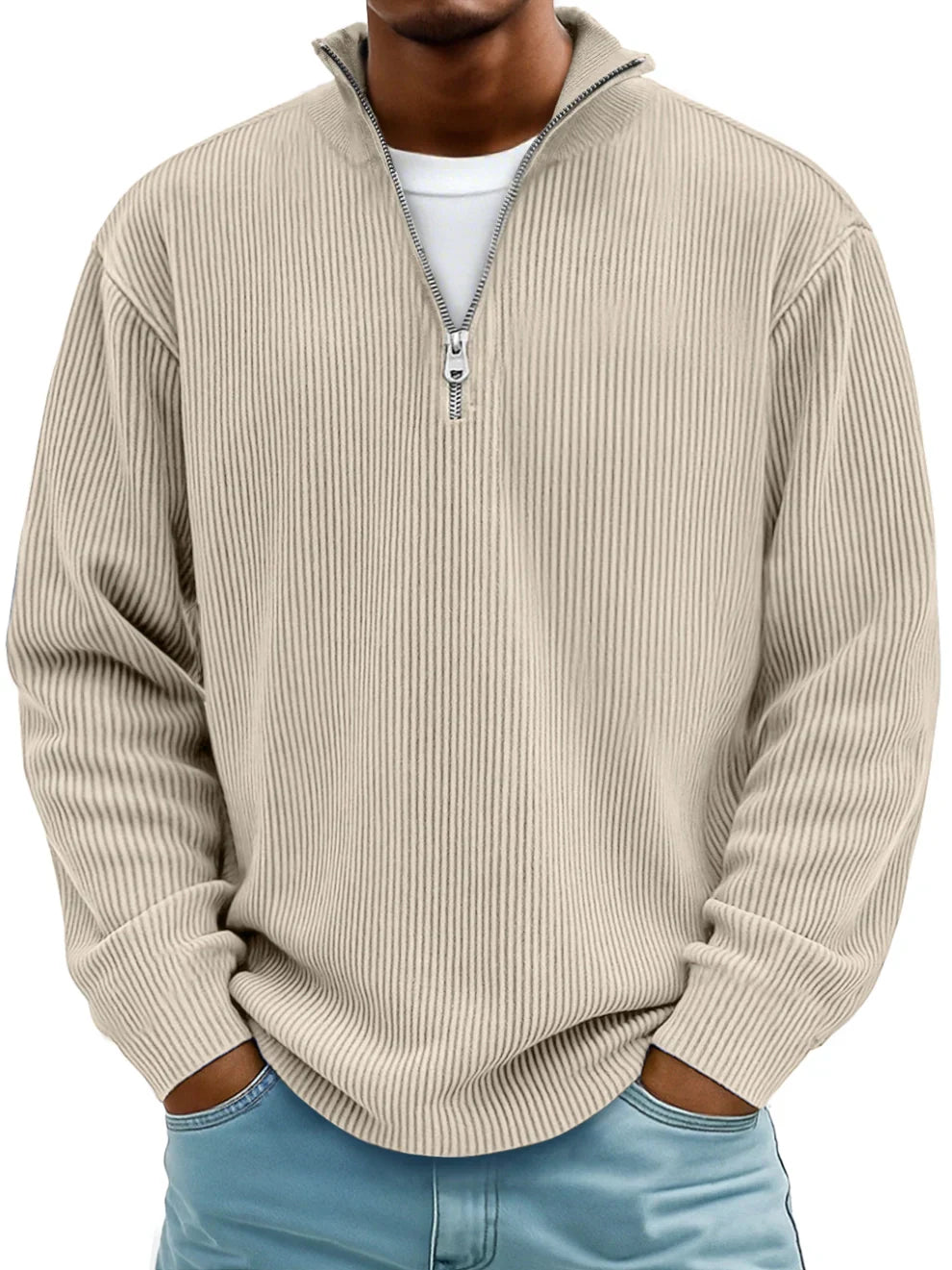 Calix | Modern Half-Zip Sweater