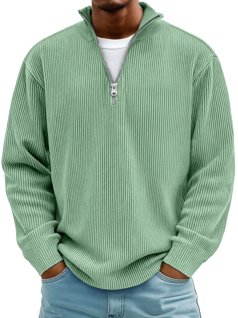 Calix | Modern Half-Zip Sweater