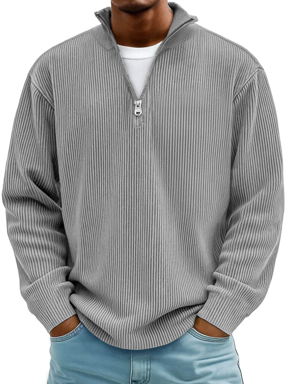 Calix | Modern Half-Zip Sweater