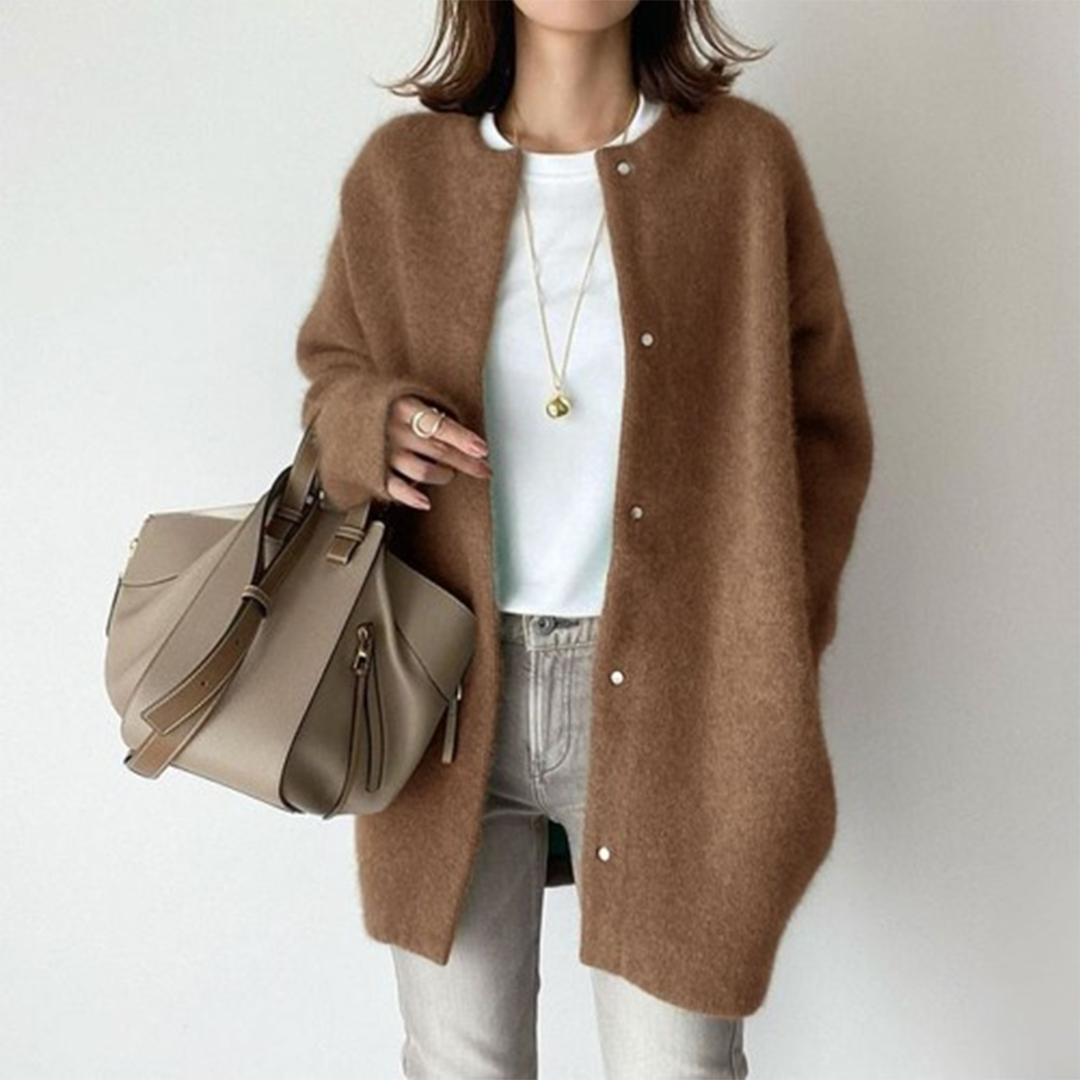 Amandine™ Layering Cardigan – Elegant & Refined