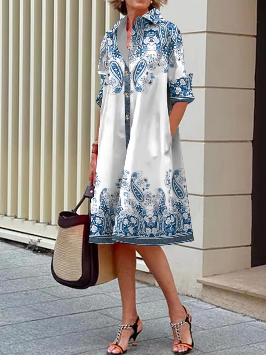 Celeste™ – Chic Blue Geometric Midi Dress

Celeste™ – Chic Blue Geometric Midi Dress