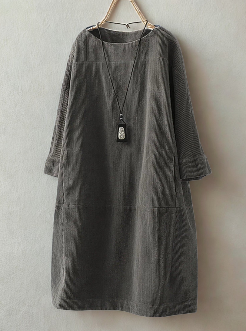 Marivelle™ Classic Cord Tunic - Chic & Timeless