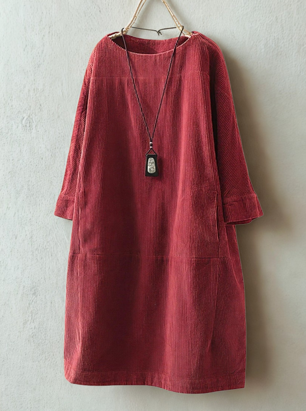 Marivelle™ Classic Cord Tunic - Chic & Timeless