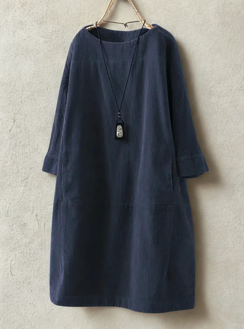 Marivelle™ Classic Cord Tunic - Chic & Timeless