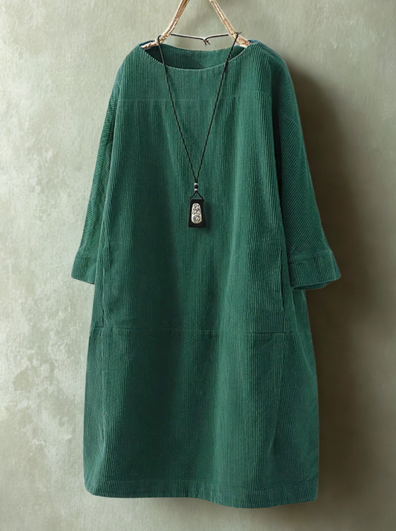 Marivelle™ Classic Cord Tunic - Chic & Timeless