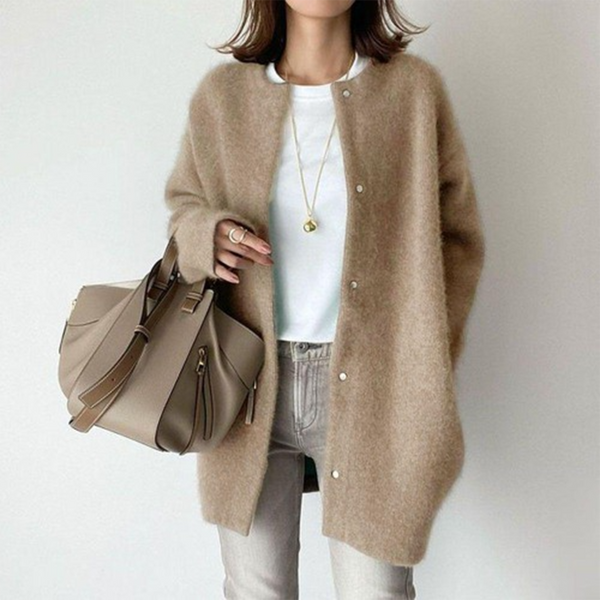 Amandine™ Layering Cardigan – Elegant & Refined