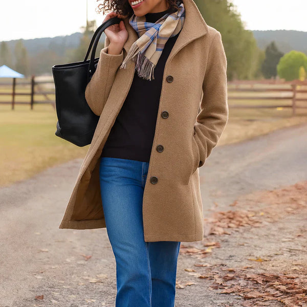 Leila | Classic Wool Coat