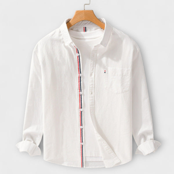 Luca | Effortless Striped Linen Top