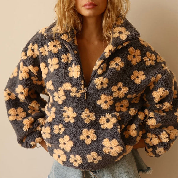 Maribel | Cozy Floral Fleece