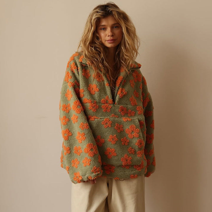 Maribel | Cozy Floral Fleece
