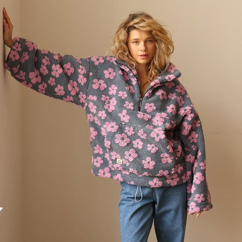 Maribel | Cozy Floral Fleece