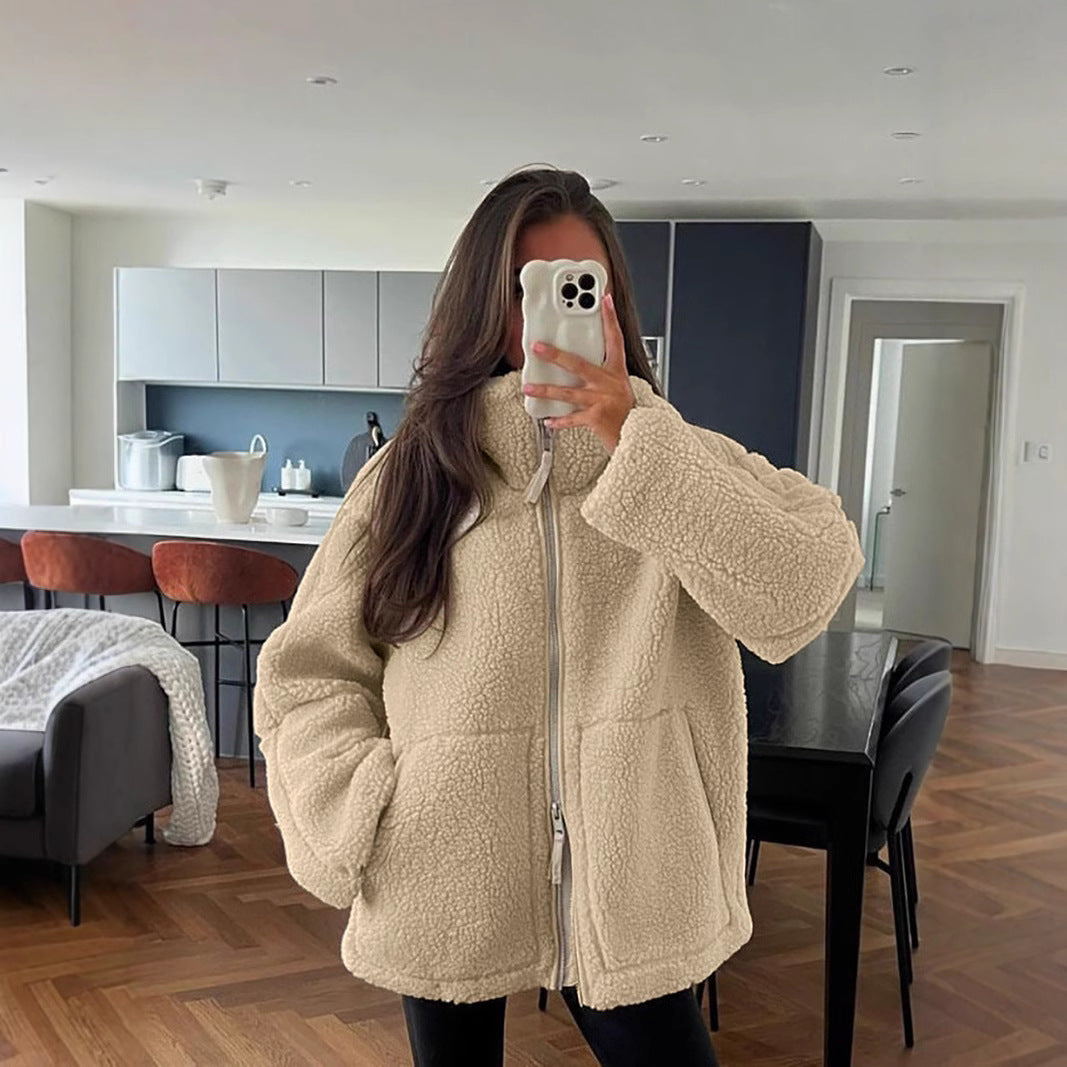 Aurora | Cozy Teddy Coat