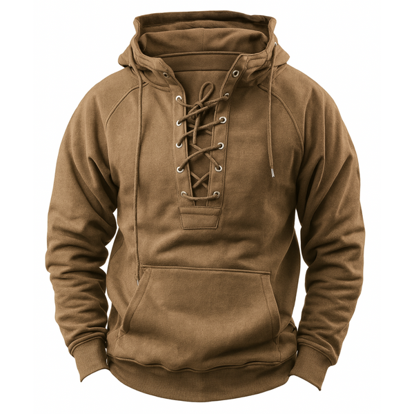 Fraser | Heritage Lace-Up Hoodie