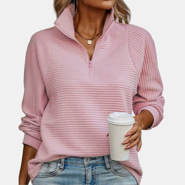 Maevira Half-Zip Pullover – Stylish & Comfortable Top