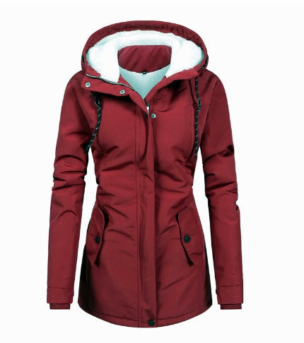 Winnie – Elegant & Warm Cotton-Lined Coat