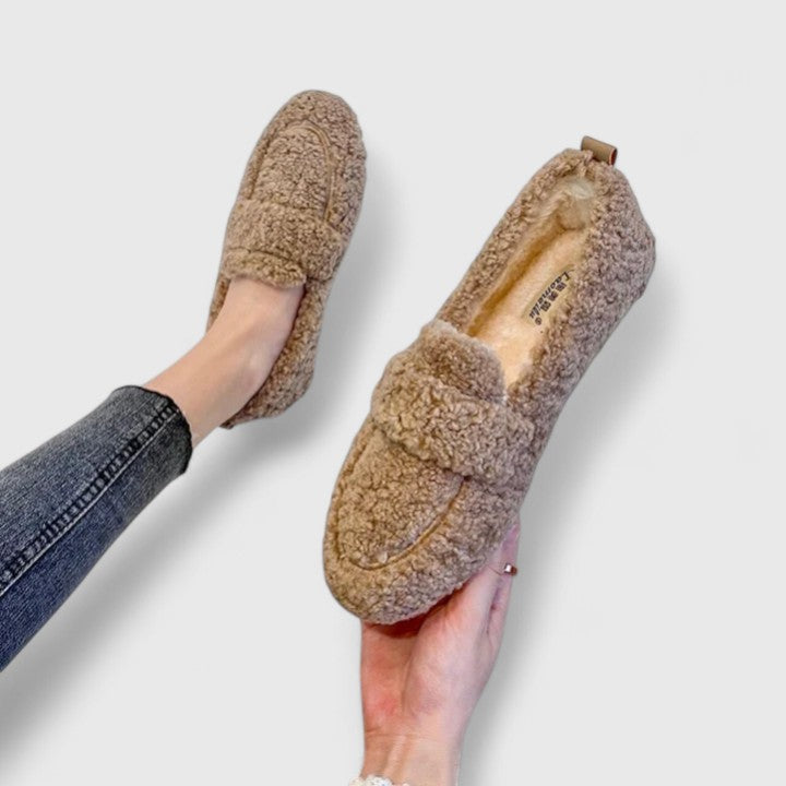 Clara | Wool-Lined Winter Slippers