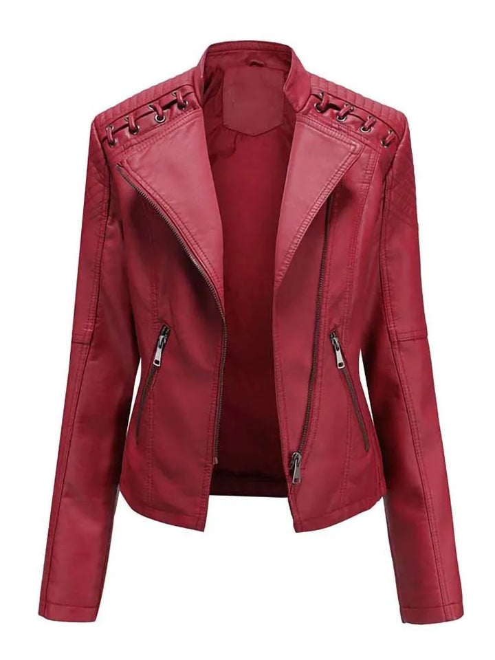 Eliza | Elegant Leather Jacket