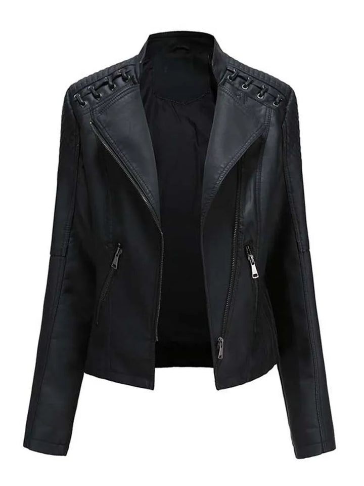 Eliza | Elegant Leather Jacket