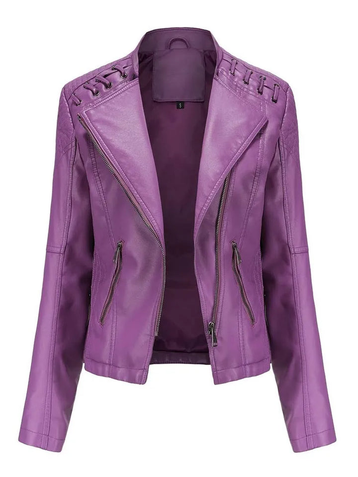 Eliza | Elegant Leather Jacket