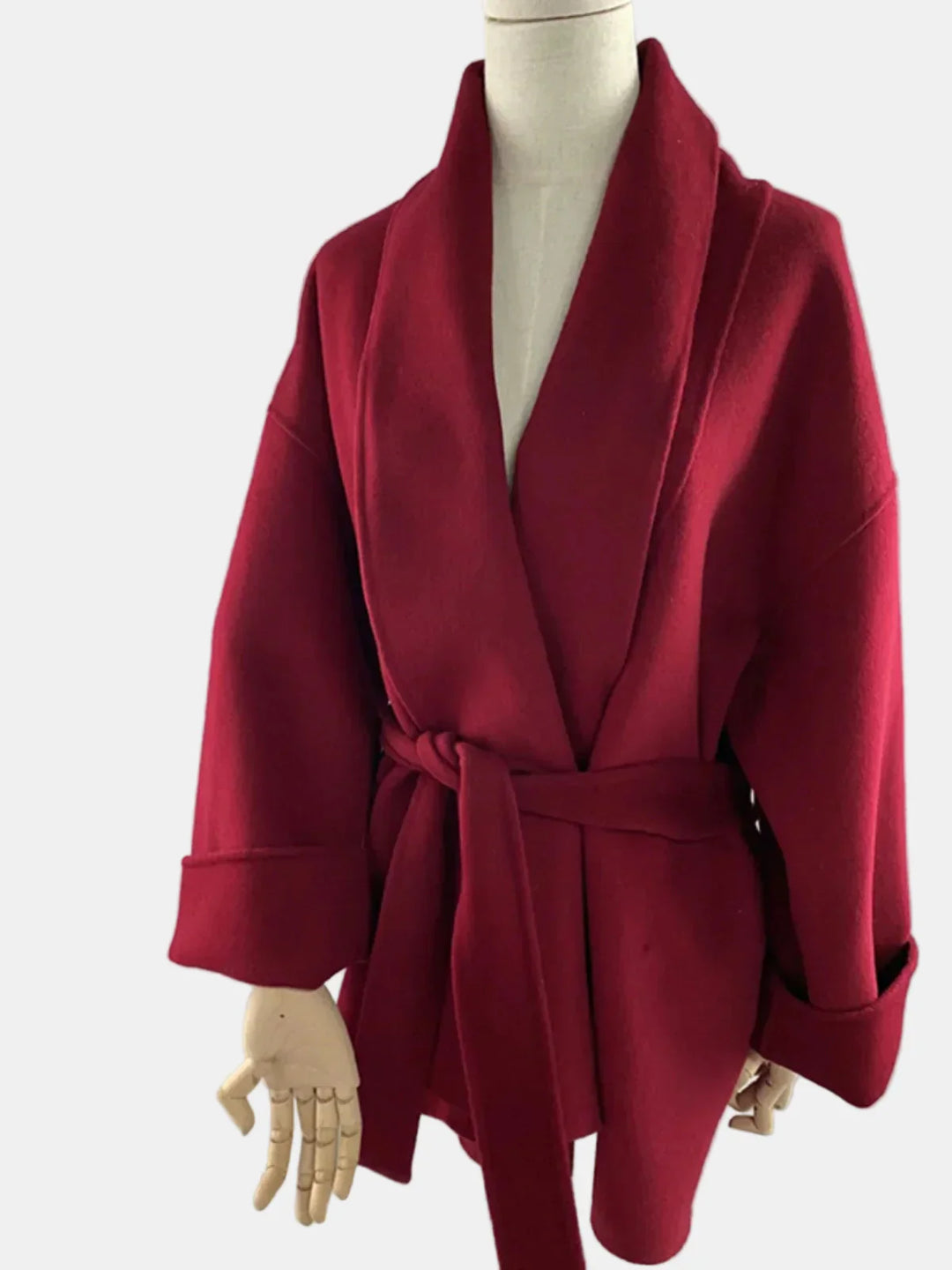 Freya Handmade Coat – Elegant & Unique Design