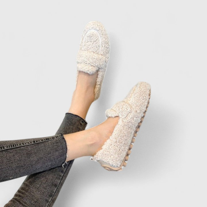 Clara | Wool-Lined Winter Slippers
