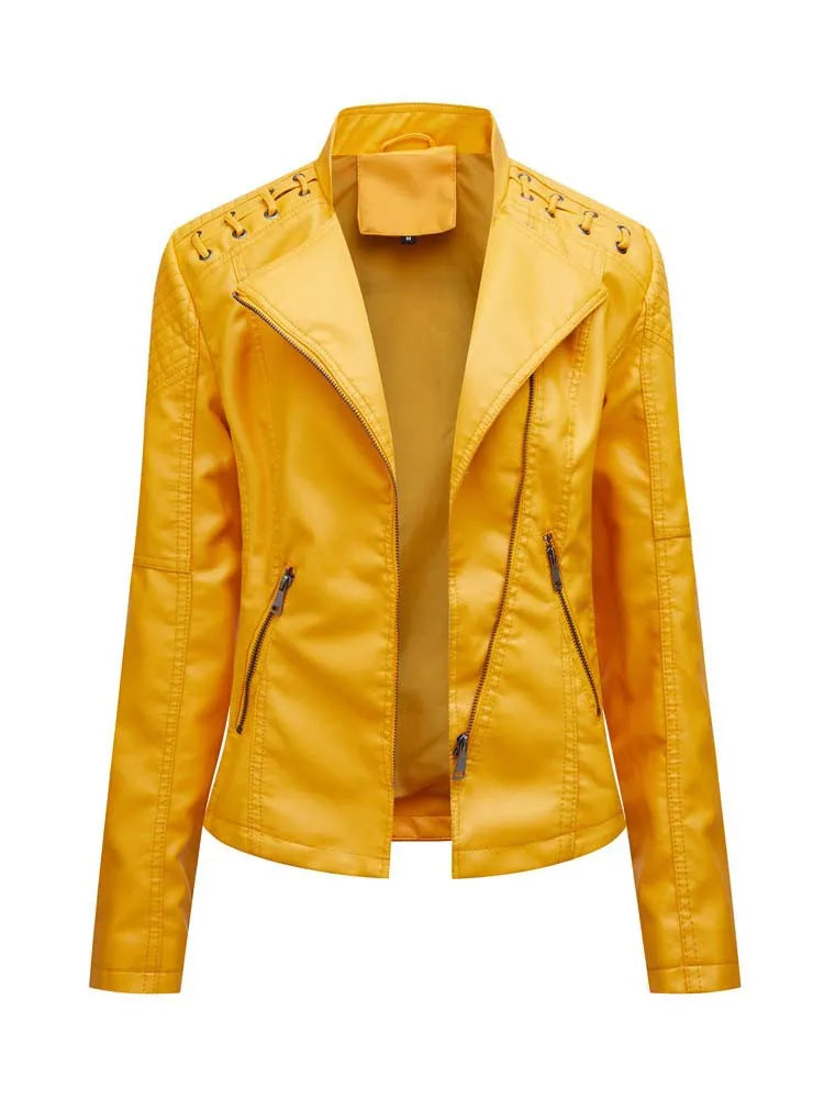 Eliza | Elegant Leather Jacket