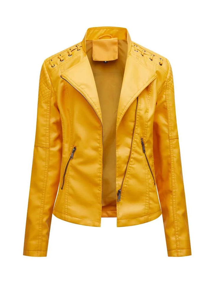 Eliza | Elegant Leather Jacket