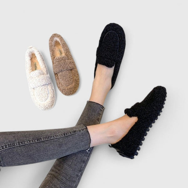 Clara | Wool-Lined Winter Slippers