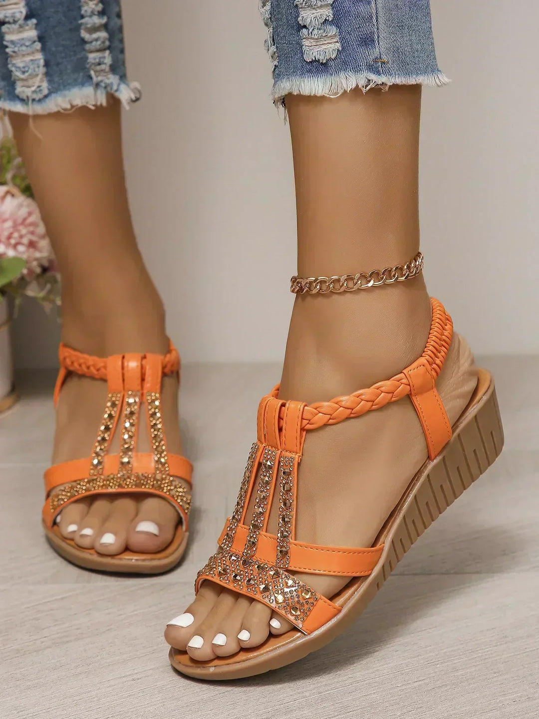 Franselle™ Fashionable Orthotic Sandals – Stylish & Supportive