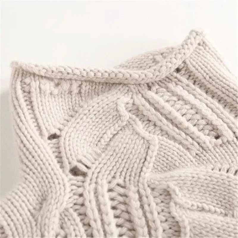 Selene | Luxury Cable-Knit Turtleneck Sweater