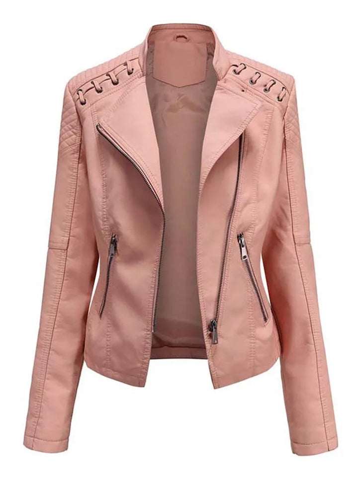 Eliza | Elegant Leather Jacket
