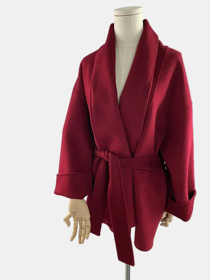 Freya Handmade Coat – Elegant & Unique Design