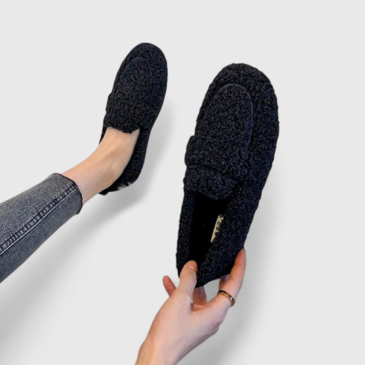 Clara | Wool-Lined Winter Slippers