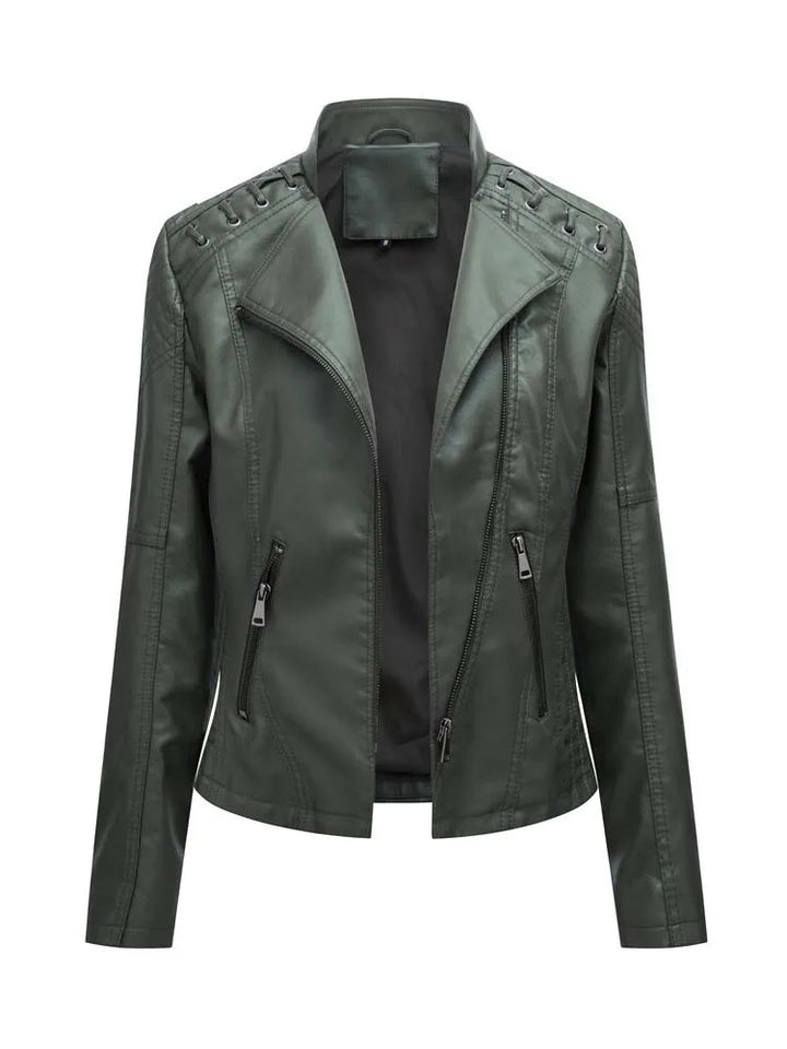 Eliza | Elegant Leather Jacket