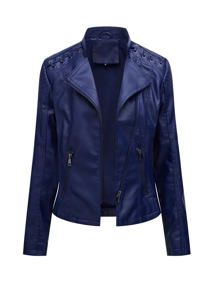 Eliza | Elegant Leather Jacket