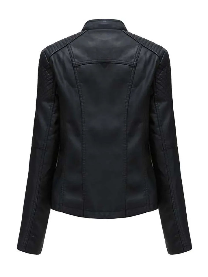 Eliza | Elegant Leather Jacket
