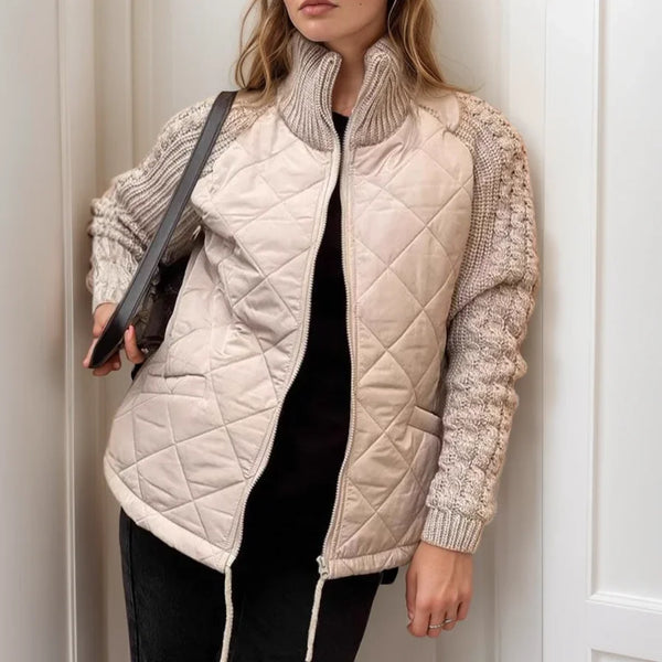 Norwegian Soft™ Quilted Jacket – Cozy Knit Accents