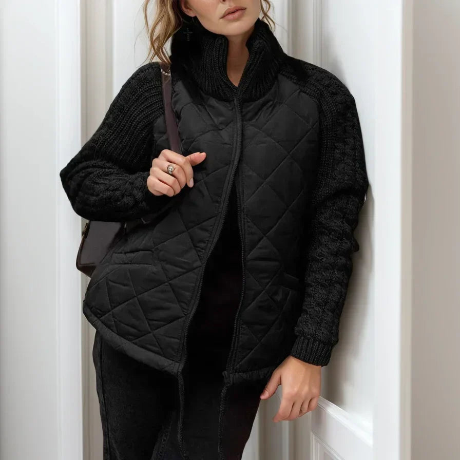 Norwegian Soft™ Quilted Jacket – Cozy Knit Accents
